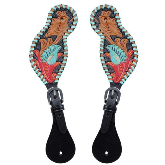 Myra Bag Accessories Myra Bag Heels On Leaf Hand Tooled Western